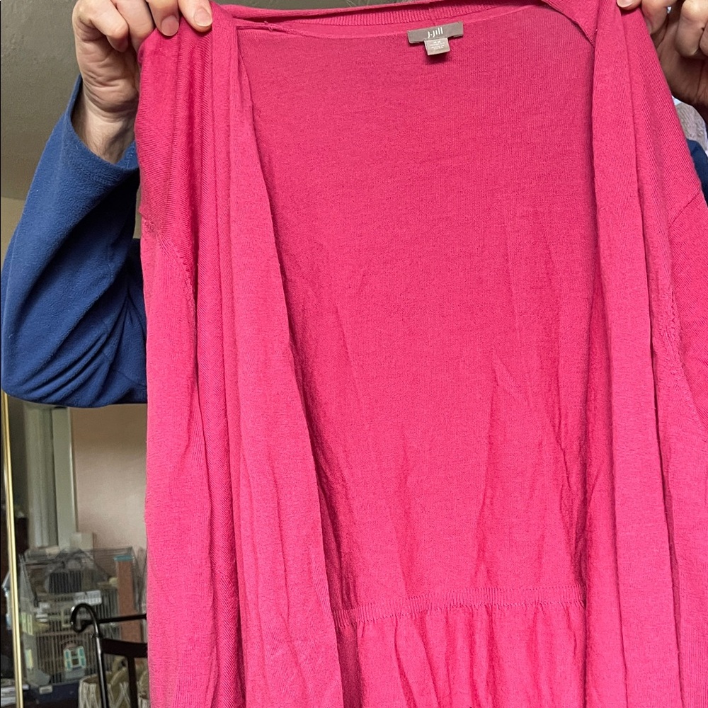 J. Jill Pink Women's Cardigan